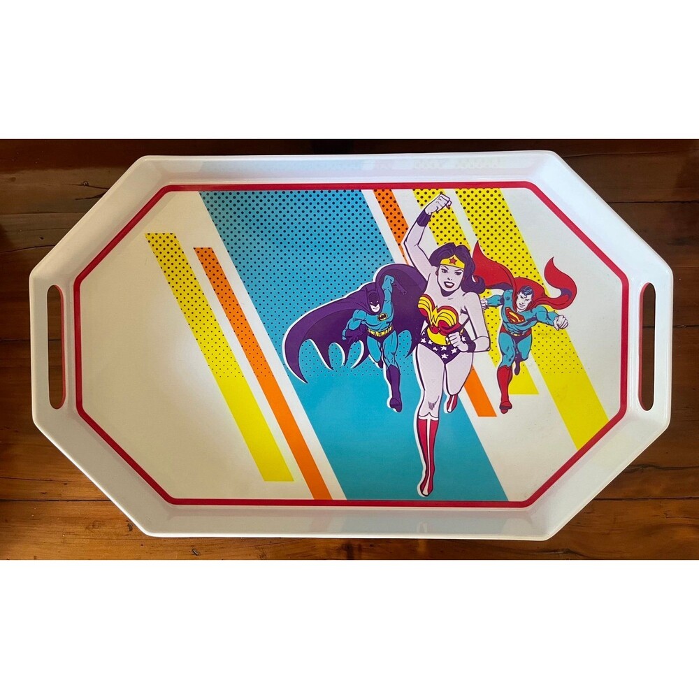 DC Comics Wonder Woman Batman & Superman Serving Melamine